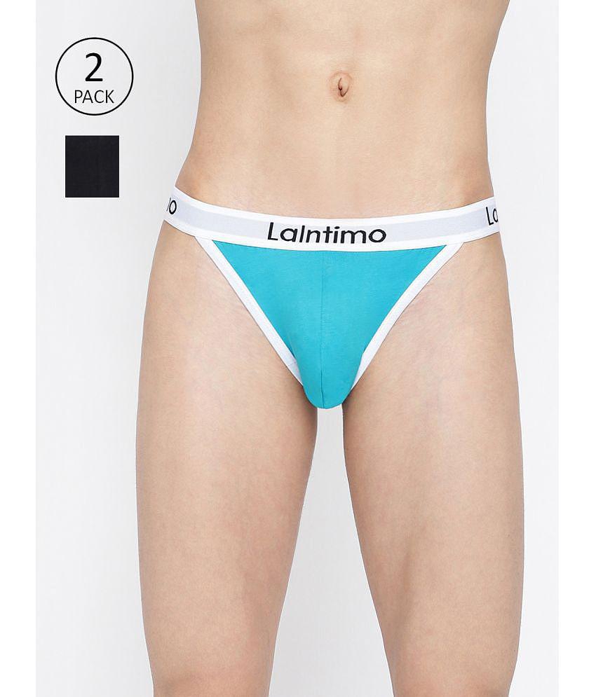 Chic Men La Intimo Multicolor Cotton Mens Bikini ( Pack of 2 ) - None 2025 at ShopCircuit | ONDC