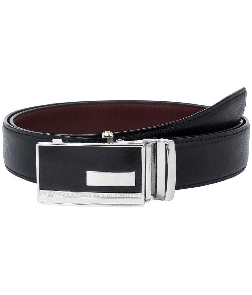 Sophisticated Men Zacharias - Black Leather Men's Reversible Belt ( Pack of 1 ) - None 2025 at S