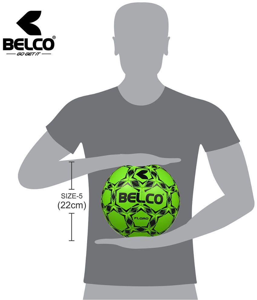 Belco - Green PVC Football ( Pack of 1 ) - 5