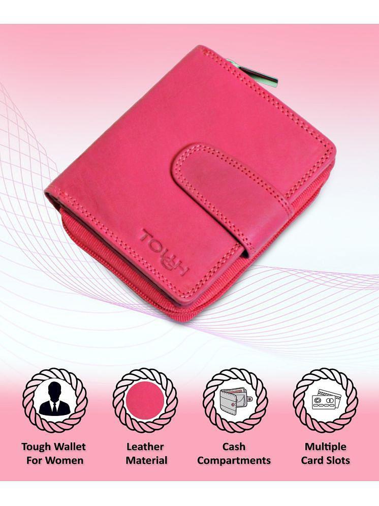 Chic Men Tough Pink Pure Leather Purse - Pink 2025 at ShopCircuit | ONDC
