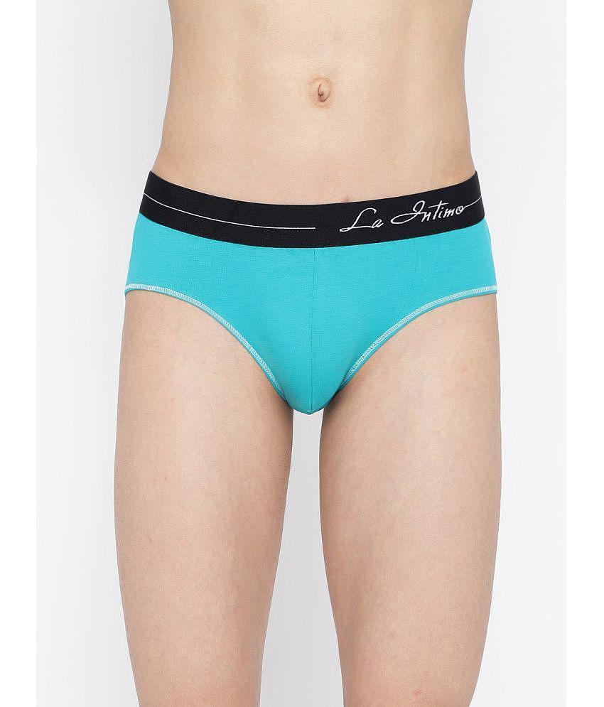 Best Men La Intimo Cotton Mens Briefs ( Teal ) - None 2025 at ShopCircuit | ONDC