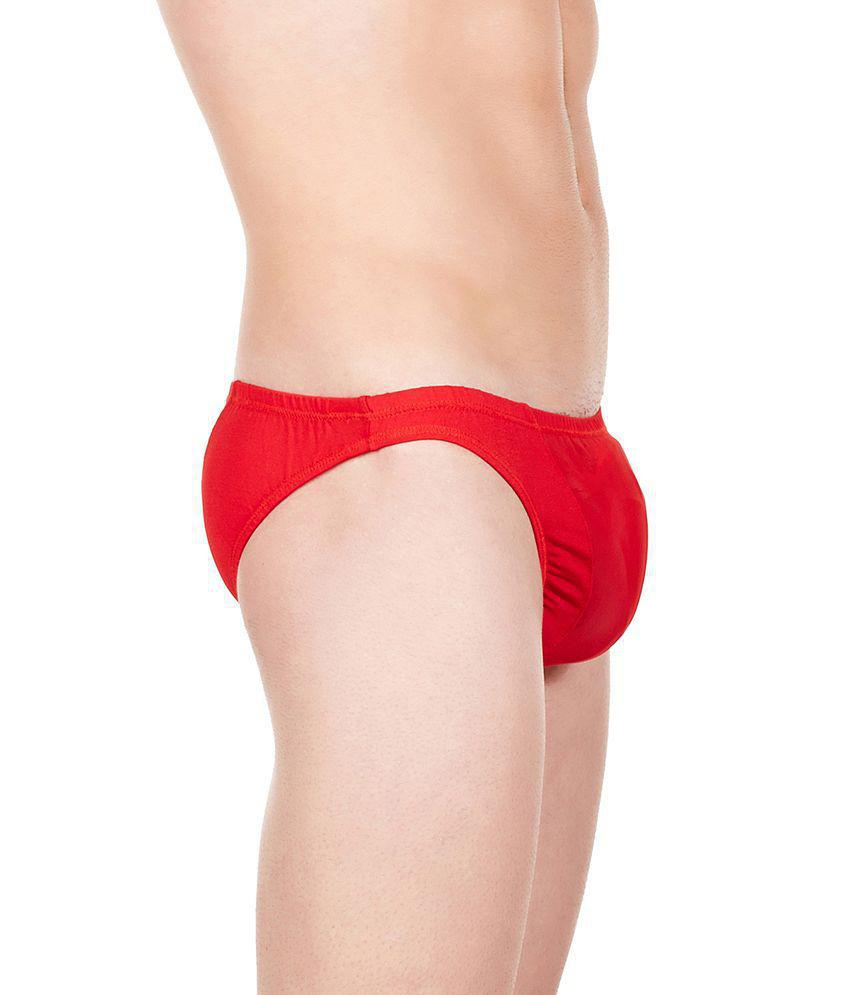 Top Men La Intimo - Red Cotton Blend Men's Briefs ( Pack of 1 ) - L 2025 at ShopCircuit | ONDC