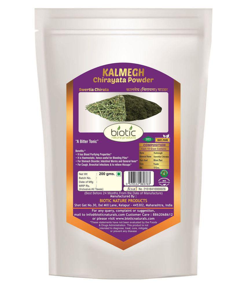 Biotic Kalmegh Powder, Chirayata, Swertia Chirata Powder 200 gm