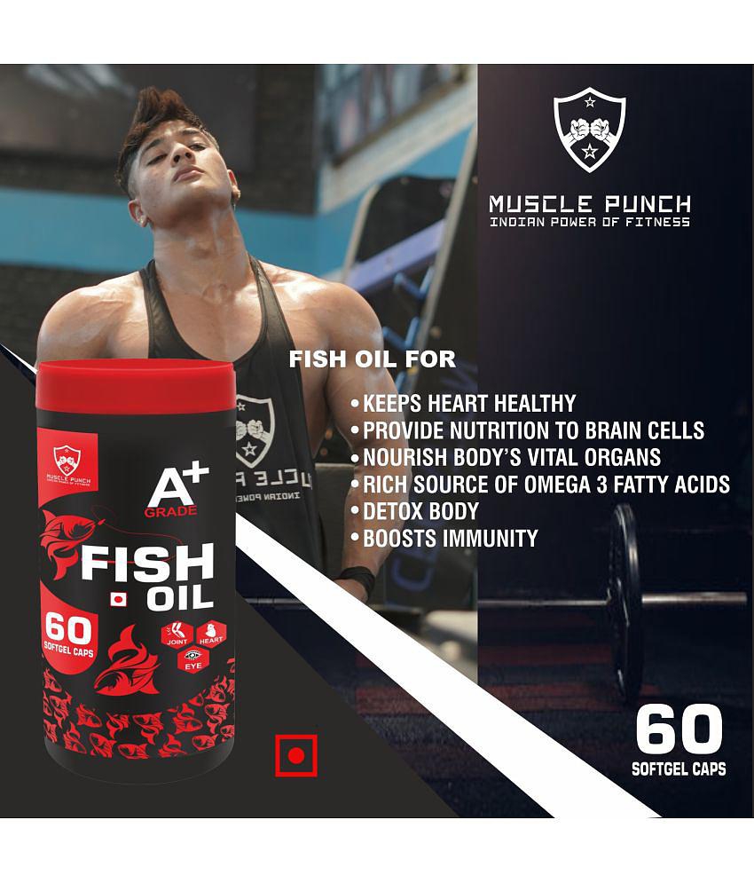 Muscle Punch - Omega Fatty Acids Capsule ( Pack of 1 )