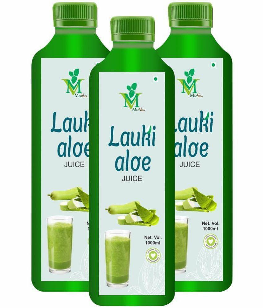 Lauki Aloevera sugar free Juice Pack of 3 - 1000ml