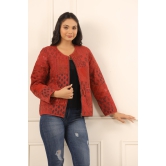 Printed women quilted  jacket-XXL/3xl