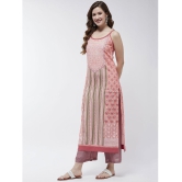 Pannkh - Pink Viscose Womens Straight Kurti ( Pack of 1 ) - None