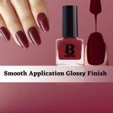 BANETION Nail Polish Combo Pack of 6 | Non UV - Gel Finish |Chip Resistant | Long Lasting|Cruelty and Toxic Free| 9ml