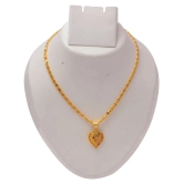 Jewar Mandi New Design Gold Plated Locket/Pendant with Link Chain Daily use for Men, Women & Girls, Boys - Golden