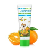 Mamaearth Natural Toothpaste For Cleanses Cavity,Plaque Repairing, Orange Flavour, Sls Free, With 750 Ppm Fluoride, 4+ Years, Plant Based, 50Gm
