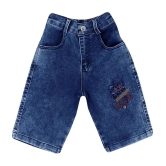 Cremlin Clothing - Indigo Cotton Blend Boys Bermudas ( Pack of 1 ) - None