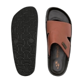 Aerowalk Tan Mens Daily Slipper - None