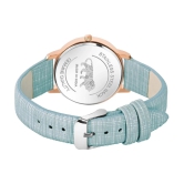 Newman Blue Leather Analog Womens Watch