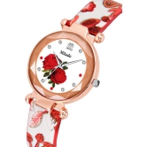 Mikado Leather Round Womens Watch