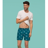 Remix Cotton Boxers Zebra Blue M