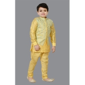 J D Creation - Kurta,Pajama & Waistcoat Set for Boys - None