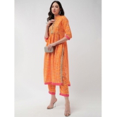 Pannkh - Orange Polyester Womens Nayra Kurti ( Pack of 1 ) - None