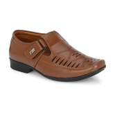 Action - Brown Mens Sandals - None