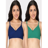 IN CARE LINGERIE - Multicolor Cotton Non Padded Women's Everyday Bra ( Pack of 2 ) - None