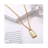 YouBella Jewellery Stylish Combo of Two Necklace Chains for Women and Girls (Style 3) - Golden