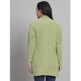 eWools.in Woollen Round Neck Womens Buttoned Cardigans - Green ( ) - None