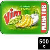 Vim Dishwash Bar - Lemon, 500 g