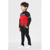 DKGF Fashion - Red Cotton Blend Boys Shirt & Jeans ( Pack of 1 ) - None