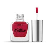 RENEE Mattitude Nail Paint- Salsa Red, Quick Drying, Matte Finish, Long Lasting, 10ml