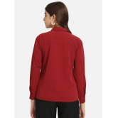 ALL WAYS YOU Red Crepe Womens Shirt Style Top ( Pack of 1 ) - None