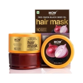 WOW Skin Science Red Onion Black Seed Oil Hair Mask with Red Onion Seed Oil Extract and Black Seed Oil, 200mL