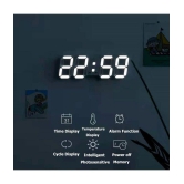 Ramdev Enterprises Digital Plastic Table Clock - Pack of 1