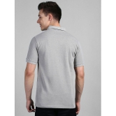 Lux Cozi Cotton Regular Fit Solid Half Sleeves Mens Polo T Shirt - Grey Melange ( Pack of 1 ) - None