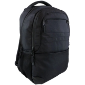 mikebags 22 Ltrs Black Polyester College Bag - Black