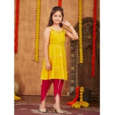 Aarika Yellow Rayon Girls Top & Dhoti Set ( Pack of 1 ) - None