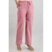 MAUKA - Pink Cotton Womens Palazzo ( Pack of 1 ) - None