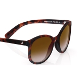 Brown Oval Women Sunglasses (P381BR1F|60)