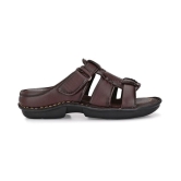 softio Brown Flip Flops - 10