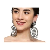 Samridhi DC Silver Jhumki Earrings ( Pack of 1 ) - Silver