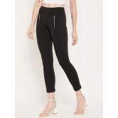 Women Black Solid Skinny-Fit Jeggings