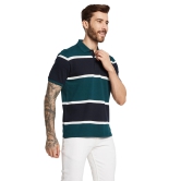 Octave Men Colourblocked Polo Collar Pure Cotton T-Shirt