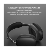 OLIVEOPS P9 Black Headphones Bluetooth Bluetooth Headphone On Ear 4 Hours Playback Active Noise cancellation IPX4(Splash & Sweat Proof) Black