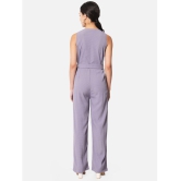 ALL WAYS YOU - Purple Crepe Regular Fit Womens Jumpsuit ( Pack of 1 ) - None