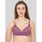 ILRASO - Purple Lace Non Padded Women's T-Shirt Bra ( Pack of 1 ) - None