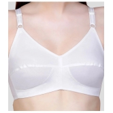 TCG - White Cotton Non Padded Womens Everyday Bra ( Pack of 1 ) - None