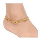 AanyaCentric - Gold Anklets ( Pack of 2 ) - Gold