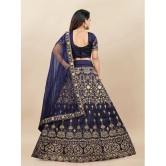 A TO Z CART Blue Silk Girls Lehenga Choli Set ( Pack of 1 ) - None