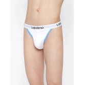 La Intimo White Cotton Mens Bikini ( Pack of 3 ) - None