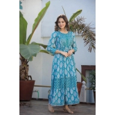 Wedding Party Ethnic Dress | Women Frill Dress | A-Line Dress for Women Stylish Kurti for Women-M