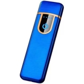 FlabberGast - Light Blue Stainless Steel Cigarette Lighter ( Pack of 1 ) - Light Blue