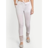 Women White Cigarette Trouser